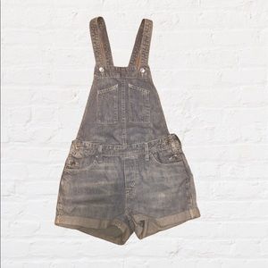 levi overall shorts